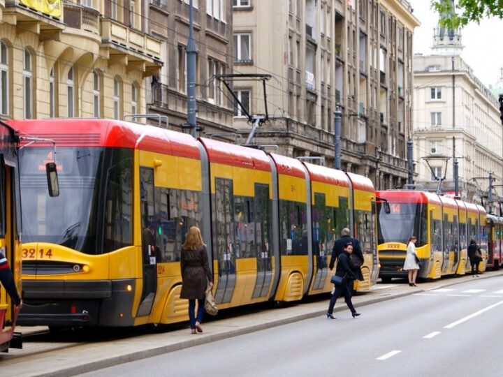 Wykolejenie tramwaju linii 6 na pętli Gocławek w Warszawie