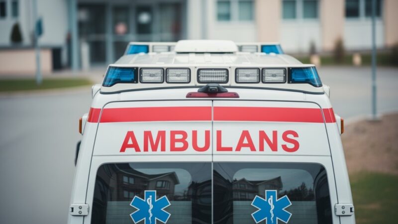 Poważny wypadek w Gajówce: Śmigłowiec ratunkowy ratuje poszkodowanych po zderzeniu z drzewem