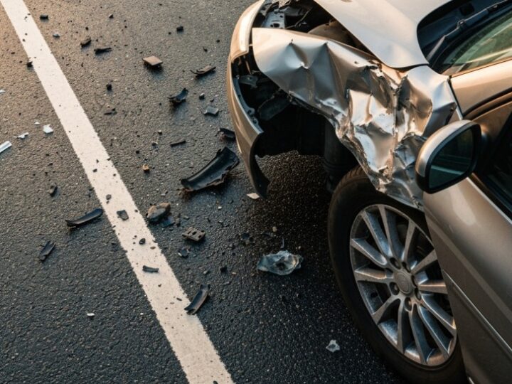 Śmiertelny wypadek w Starej Pułapinie: Mercedes zderzył się z drzewem, kierowca zginął na miejscu