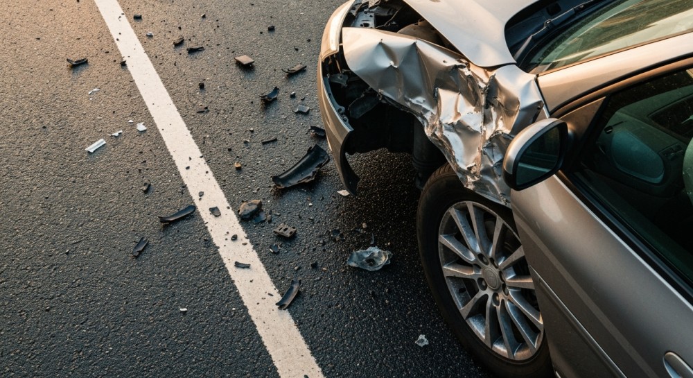 Śmiertelny wypadek w Starej Pułapinie: Mercedes zderzył się z drzewem, kierowca zginął na miejscu