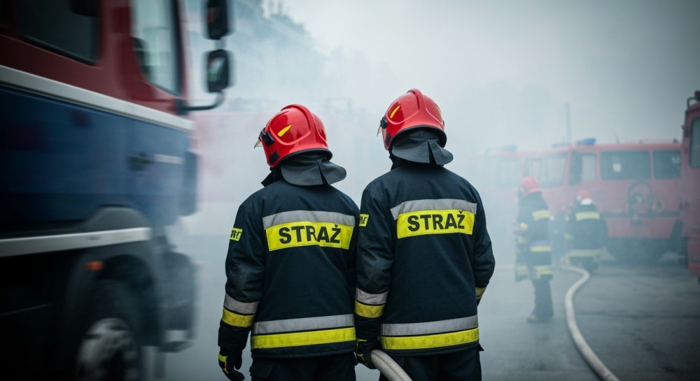 Wybuch i pożar pustostanu w Warszawie: Służby na miejscu, kierowcy w korkach!