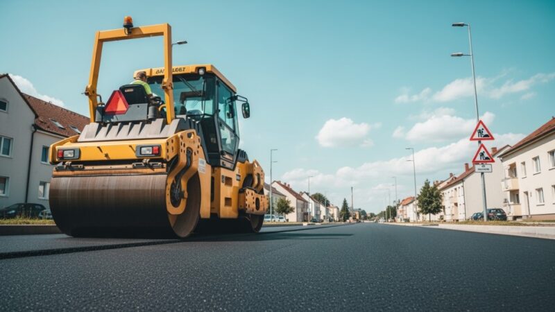 Nowa nawierzchnia na ul. Słomińskiego – Warszawa zyskuje lepsze drogi!