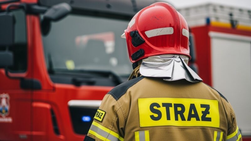 Anita i Mateusz w akcji: Pierwszy dzień w JRG-12 podczas pożaru