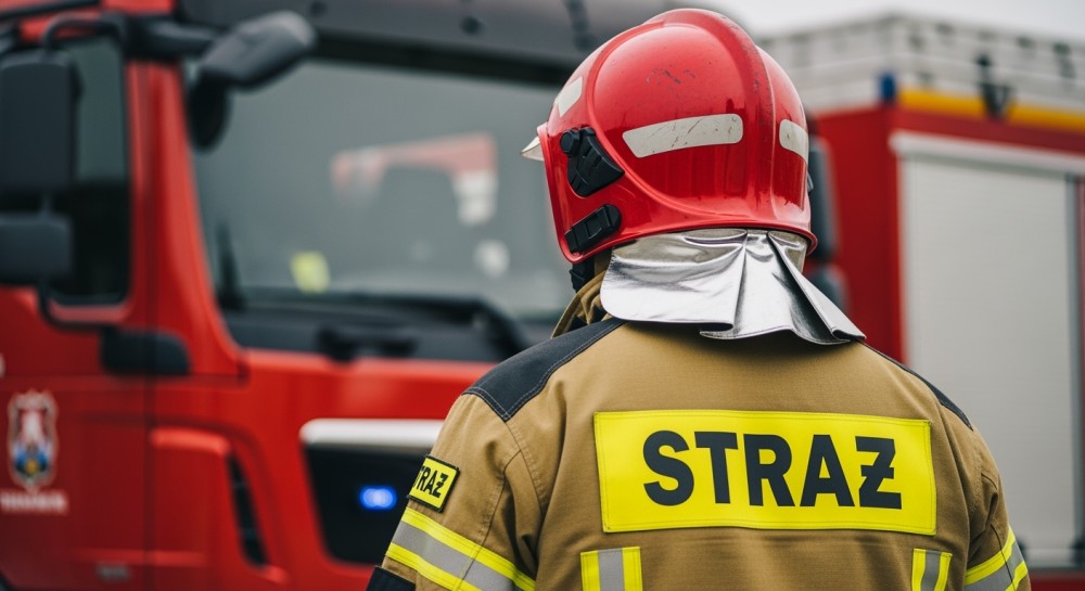 Anita i Mateusz w akcji: Pierwszy dzień w JRG-12 podczas pożaru