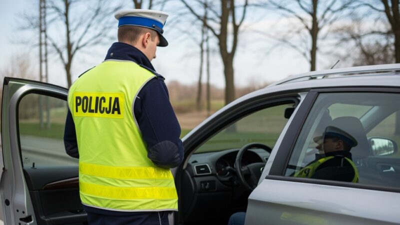 Pijany kierowca z zakazem zatrzymany podczas kontroli w Halinowie