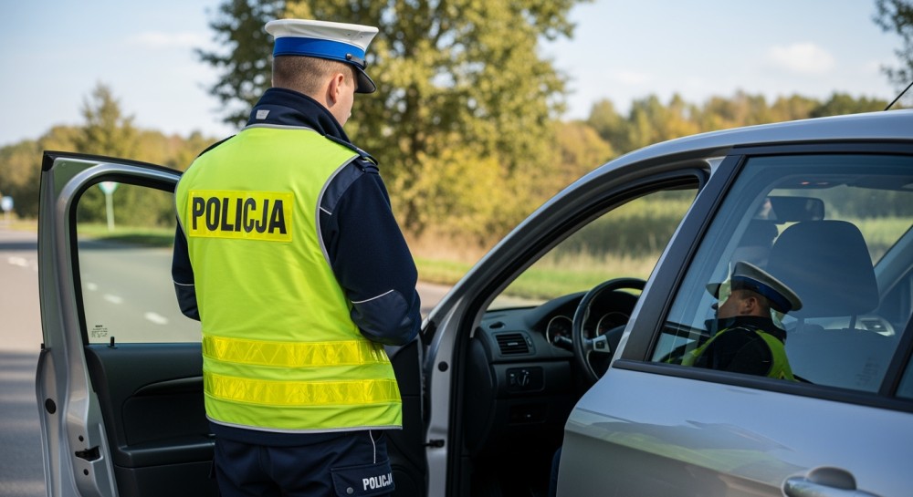 Nocny pirat drogowy z zakazem prowadzenia samochodu