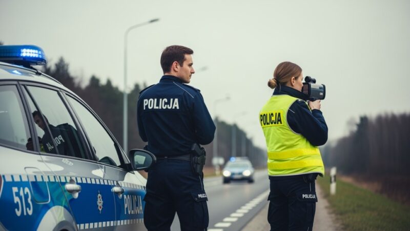 Drony w akcji: Mszczonów w obliczu ciężarowych wykroczeń