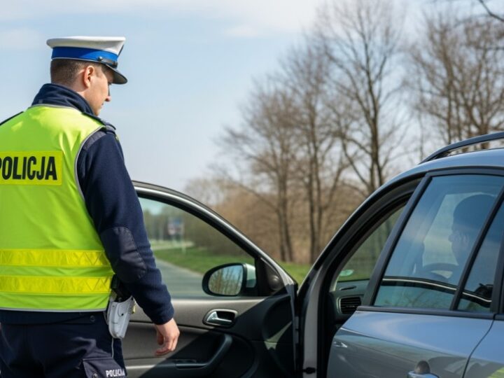 Pijany kierowca w rowie: wypadek w Tartak Brzózki