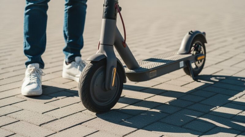 Strażnicy uratowali życie po wypadku na hulajnodze