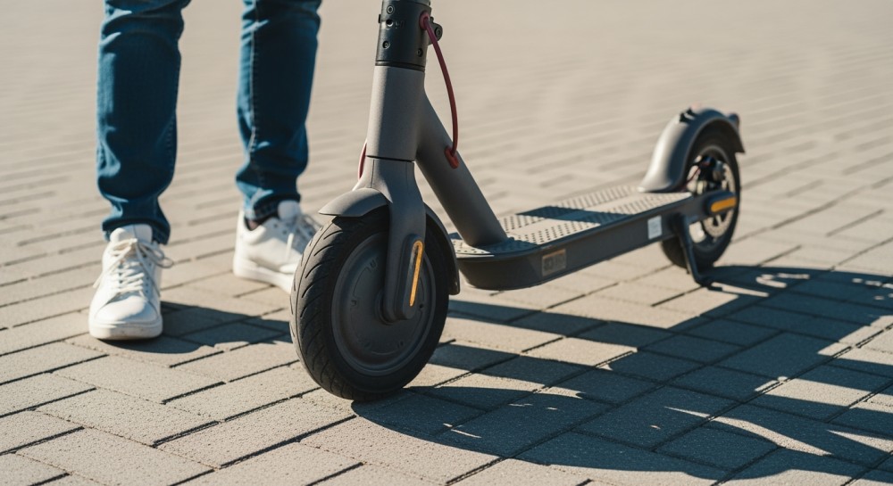 Strażnicy uratowali życie po wypadku na hulajnodze