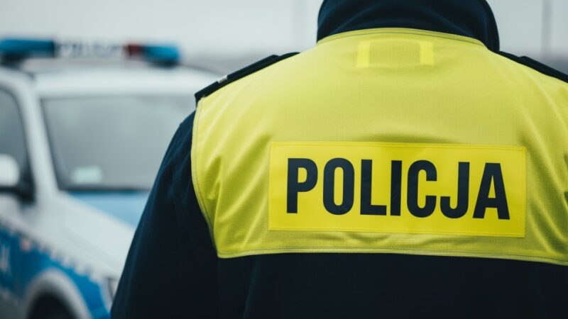 Pijany kierowca wjechał w ogrodzenie w Dziekanowie Polskim