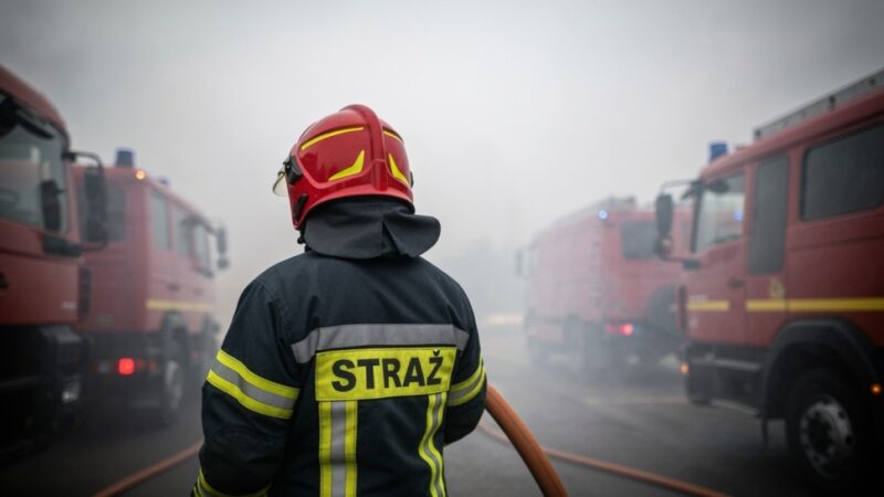 Pożar w Warszawie: strażacy uratowali zwierzęta i ewakuowali mieszkańców