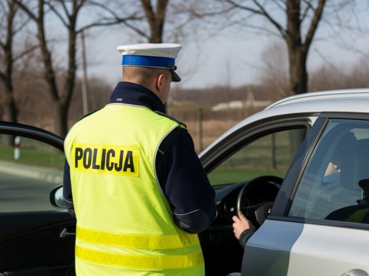 Dramatyczny pościg: Kierowca uciekał przed policją i atakuje funkcjonariusza