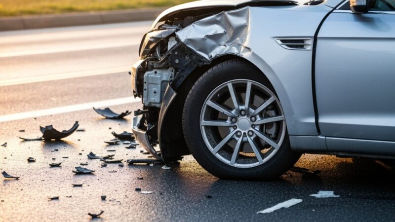 Kierowca bez zezwolenia wpadł po kolizji w Chudolipiu