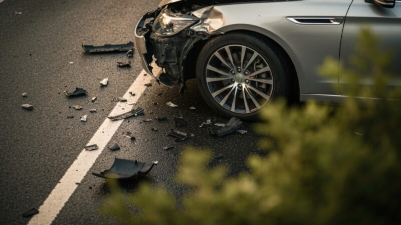 Wymijanie zagraża bezpieczeństwu: Wypadek w Kamionce