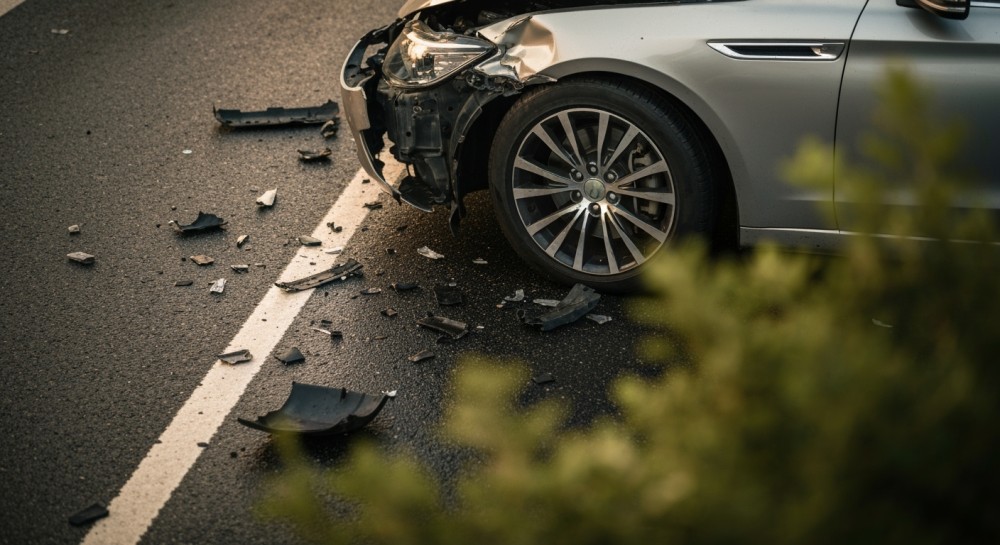 Wymijanie zagraża bezpieczeństwu: Wypadek w Kamionce