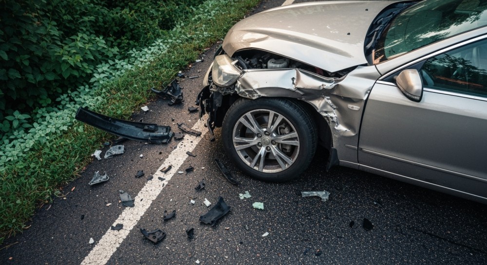 Poważny wypadek na A2: kierowca zasnął za kierownicą