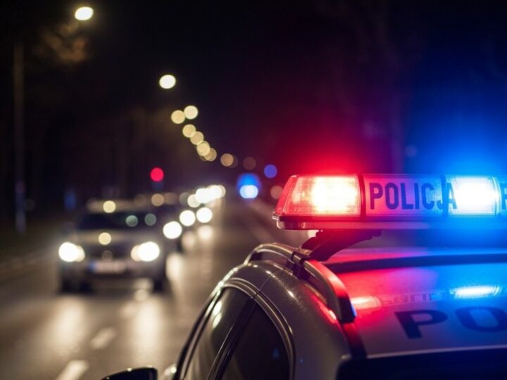 Agresywny syn aresztowany przez policję po interwencji w Milanówku