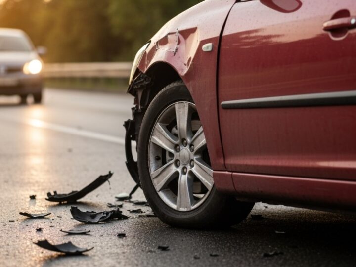 Poważny wypadek na krajowej 50: Zderzenie sześciu aut blokuje drogę