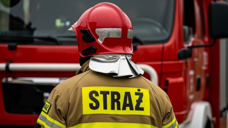 Pożar w Warszawie: JRG 7 w akcji ratunkowej na placu budowy