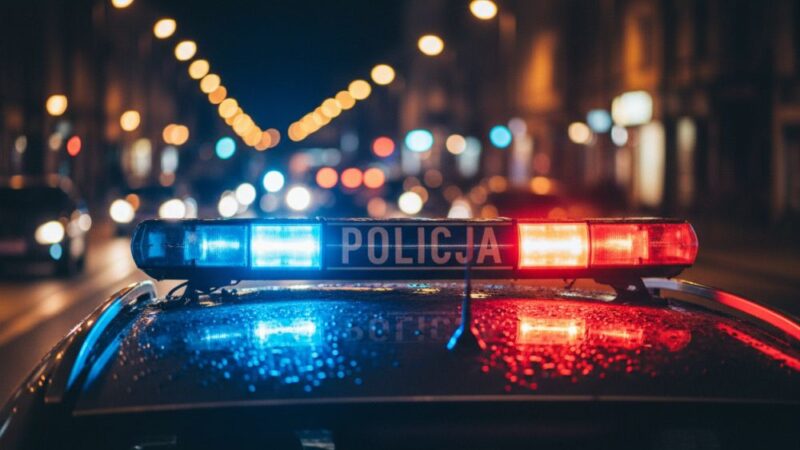 Dwie osoby w rękach strażników miejskich