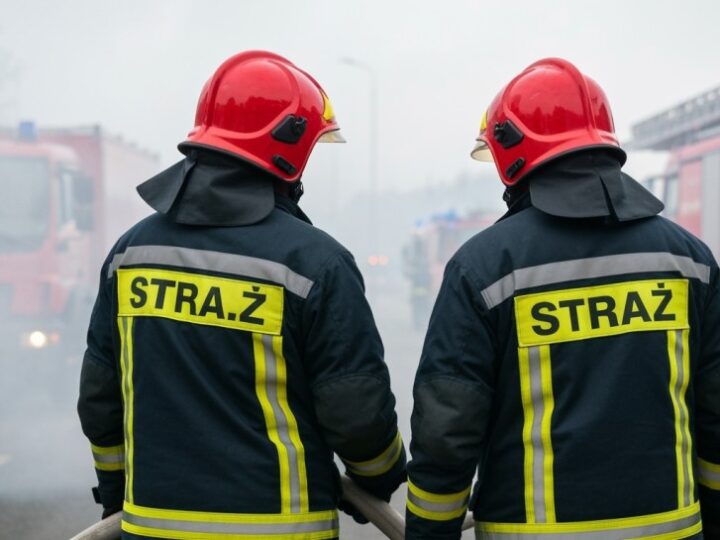 Błyskawiczny pożar na Bielanach: mieszkańcy w niebezpieczeństwie!