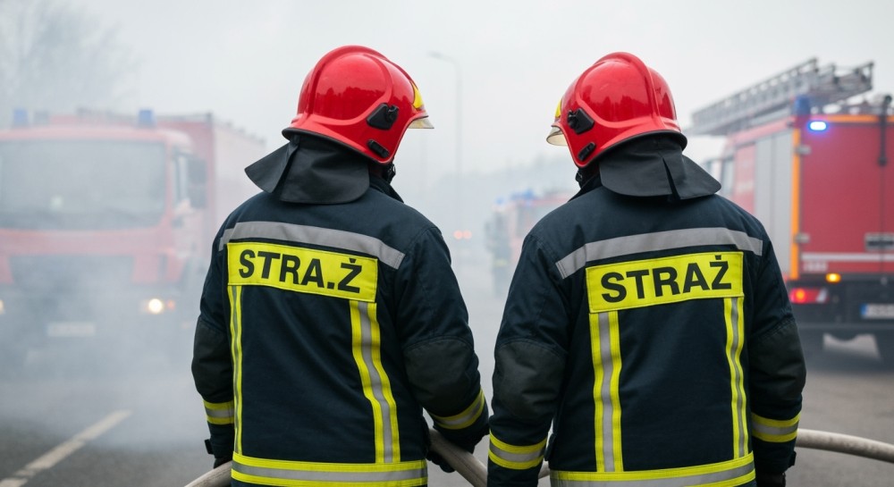Błyskawiczny pożar na Bielanach: mieszkańcy w niebezpieczeństwie!