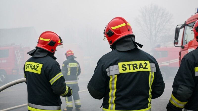 Pożar w Białołęce: strażacy w akcji ratują życie i gaszą płomienie