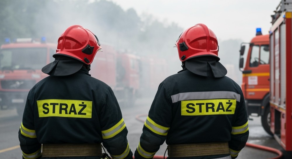 Pożar SUV-a w sercu Pragi: błyskawiczna akcja strażników miejskich