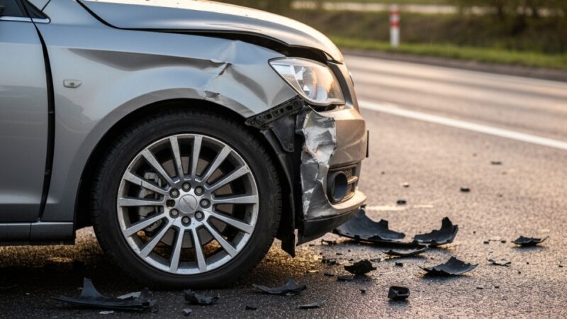 Kierowca uciekł z miejsca kolizji, teraz w rękach policji