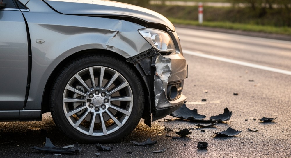 Kierowca uciekł z miejsca kolizji, teraz w rękach policji