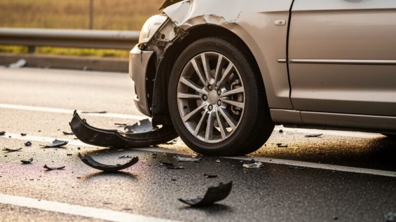 Tragiczny wypadek tira: Kierowca nie przeżył, pasażer w szpitalu