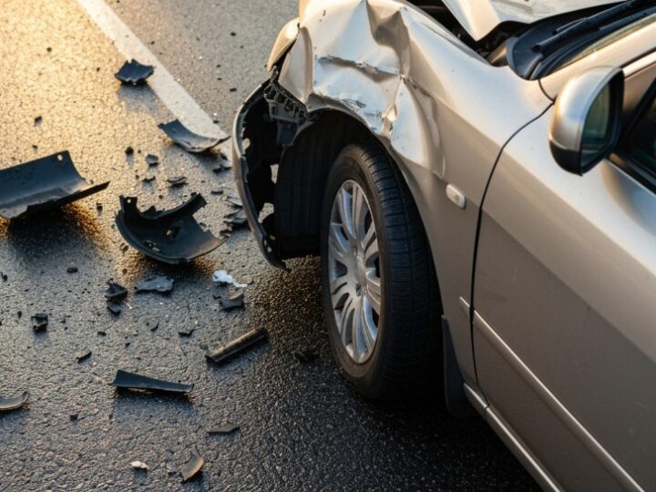 Tadżykistański kierowca w piwnicy: ucieczka po kolizji i nielegalne tablice rejestracyjne