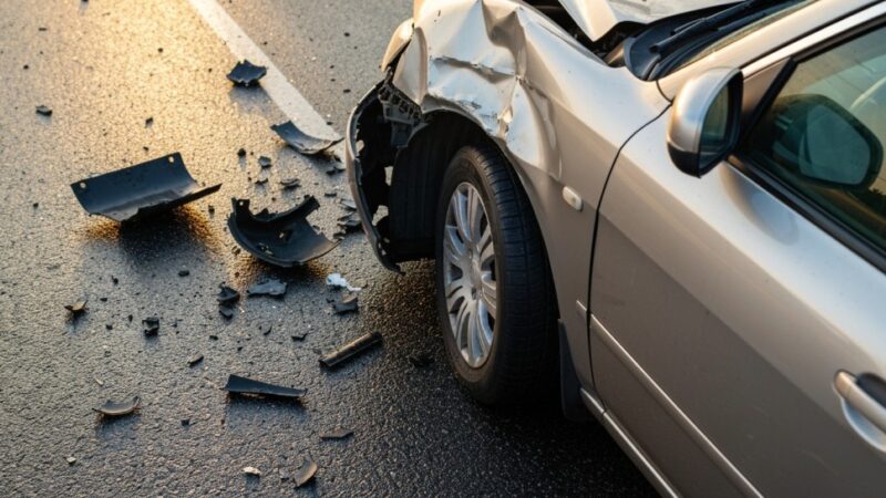 Tadżykistański kierowca w piwnicy: ucieczka po kolizji i nielegalne tablice rejestracyjne