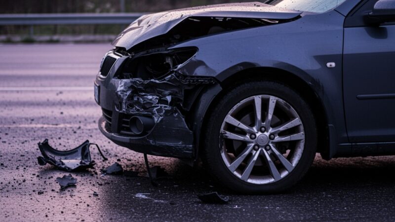 Poważne zderzenie na Rondzie Waszyngtona: cztery osoby ranne w wypadku komunikacyjnym