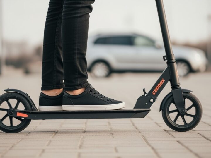 Hulajnoga na drodze – strażnicy ratują poszkodowanego po wypadku