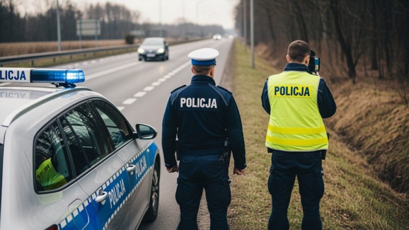 Bezpieczniejsze drogi w powiecie grójeckim: Policja w akcji!