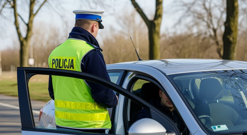 Pijany kierowca w Porsche z dziećmi w aucie ucieka przed policją