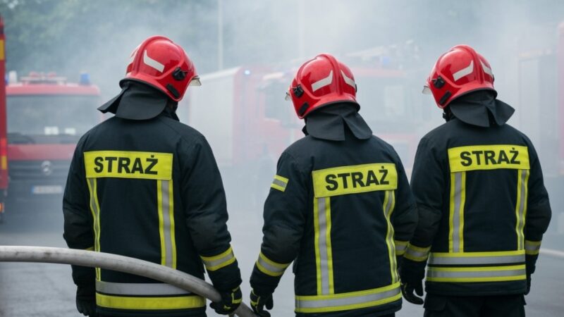 Pożar biurowca na Żeraniu: Ewakuacja i akcja strażaków w akcji!