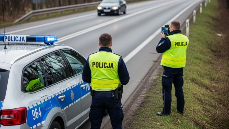 Leśna Ulica w Łoziskach: Kierowca z rekordowym przekroczeniem prędkości traci prawo jazdy!