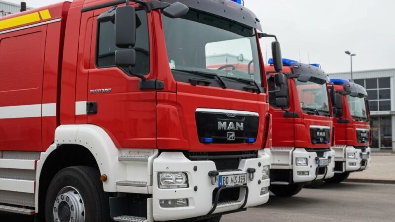 Nowy wóz strażacki dla Bielan: Uroczystość pełna radości i tradycji!