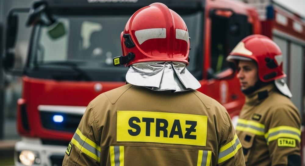 Strażacy w Wesołej: od pożaru ciężarówki do gniazda szerszeni