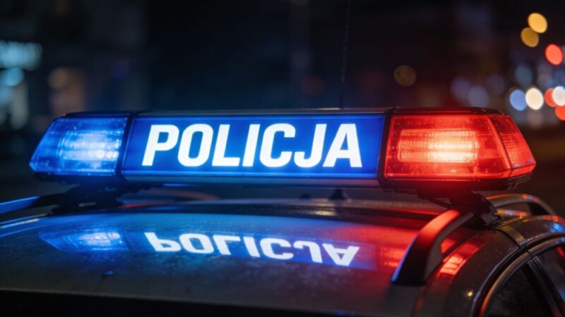 Alarmujący incydent na pętli tramwajowej: mężczyzna z bronią obezwładniony przez strażników
