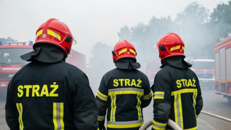 Groźny pożar na Krasnobrodzkiej: służby w akcji ratunkowej!