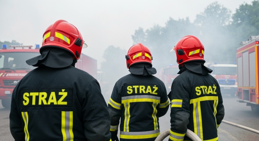 Groźny pożar na Krasnobrodzkiej: służby w akcji ratunkowej!