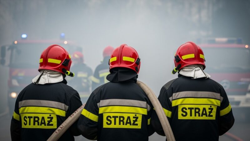 Widzieli pożar, wszczęli alarm