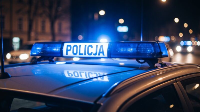 Agresywny pasażer taksówki obezwładniony przez strażników