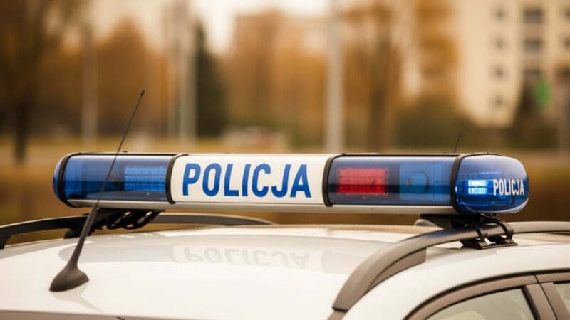 Agresywny mężczyzna z nożem i narkotykami zatrzymany na Placu Szembeka