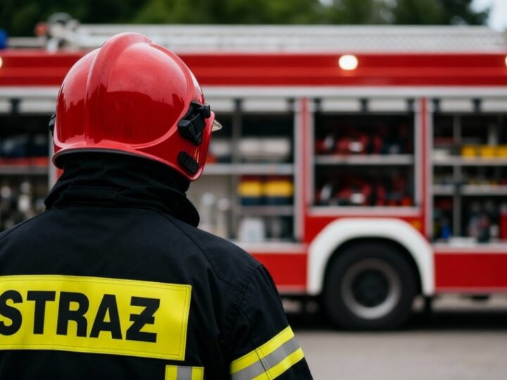 Ślub strażackiej pary: radość i miłość w OSP Warszawa Radość