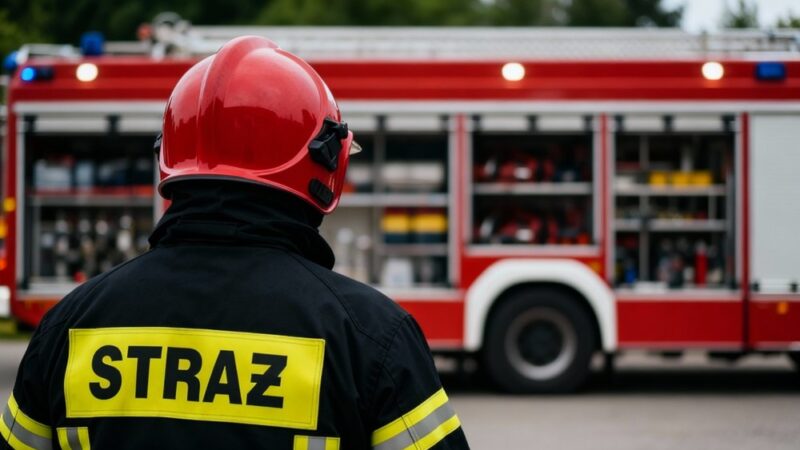 Ślub strażackiej pary: radość i miłość w OSP Warszawa Radość